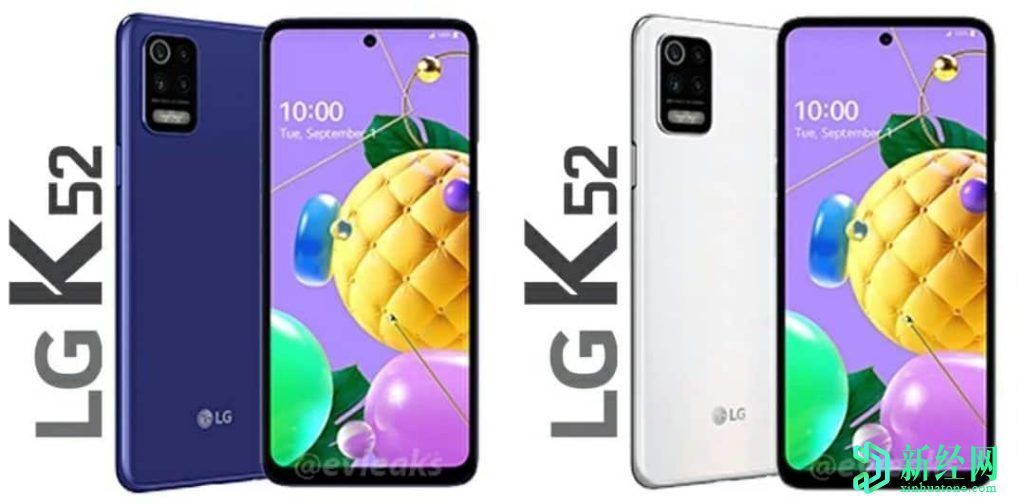 LG K52泄漏的渲染器出現；展示打孔顯示器和四鏡頭相機
