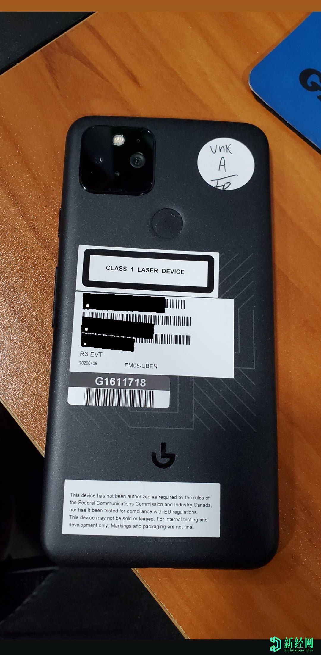 泄漏的谷歌 Pixel 5實(shí)景照片揭示了設計和Pixel 5s的綽號