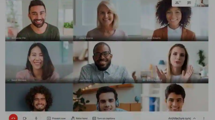 Google Meet用戶(hù)最多可以同時(shí)看到49個(gè)人，并且還推出了背景模糊功能