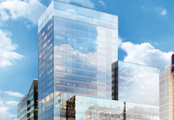 馮德?tīng)柡５羌瘓F開(kāi)始在波茲南最高建筑上建設