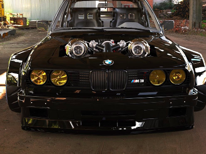 寶馬M3“助推炸彈”看起來(lái)像是肌肉車(chē)