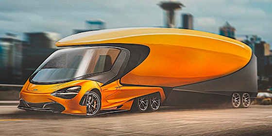 邁凱輪720S半卡車(chē)是不太可能的貨物搬運工