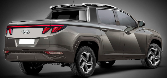 2021年現代圖森皮卡車(chē)渲染圖片