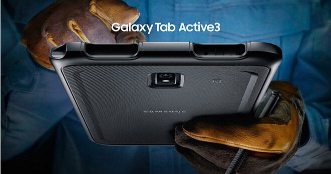這是三星Galaxy Tab Active 3平板電腦的設計