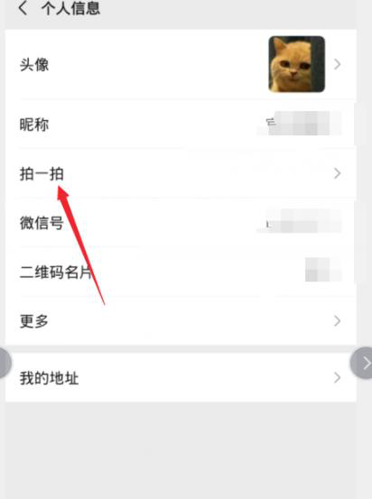 告訴你微信拍一拍怎么設置文字的方法