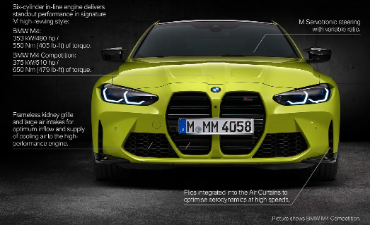 2021寶馬M3和M4轎跑車(chē)以不小于510匹的馬力