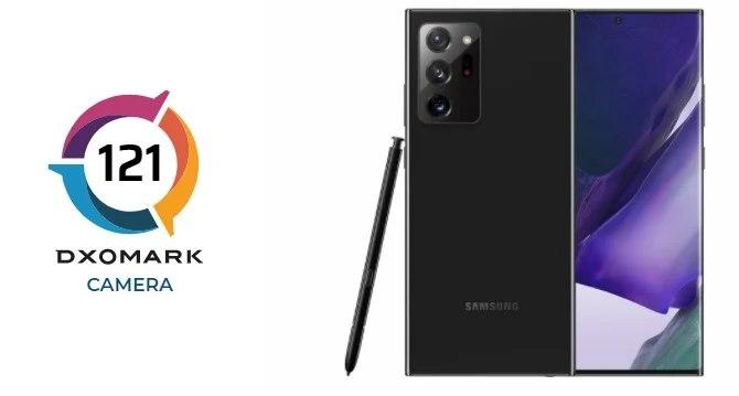 DxOMark:三星Galaxy Note 20 Ultra 得分121，落后于小米10 Ultra