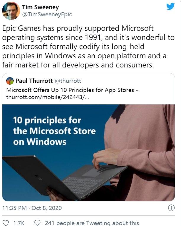 微軟向蘋(píng)果公司介紹了應用商店的原則，解釋了Xbox為何與眾不同