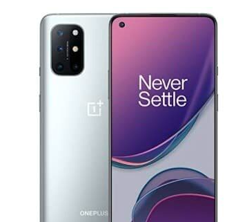 OnePlus 8T照片顯示不同的顏色選項