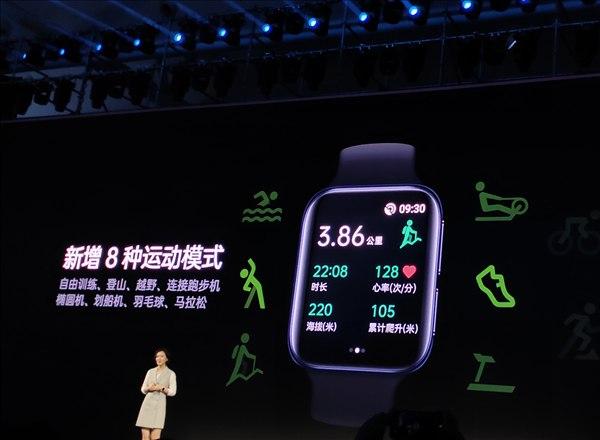 全新的ColorOS Watch 1.5為OPPO Watch帶來(lái)了更多運動(dòng)模式和表盤(pán)