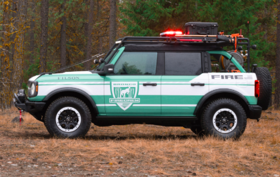 福特野馬的越野套件使其非常適合需要到達偏遠地區的急救人員