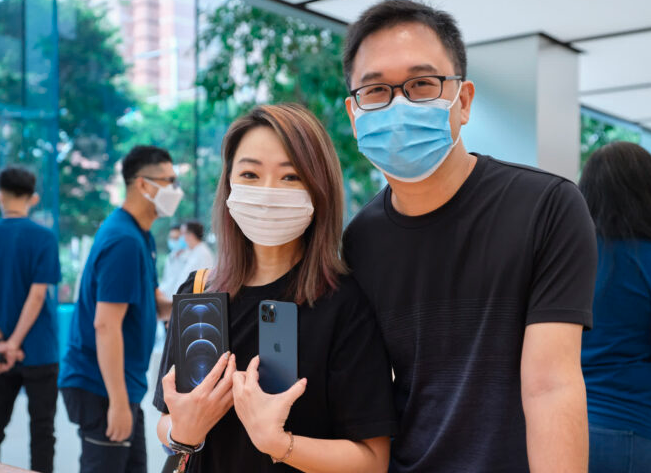 iPhone 12和iPhone 12 Pro到貨蘋(píng)果商店