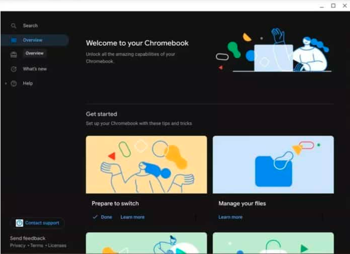 Chrome操作系統暗模式支持即將推出