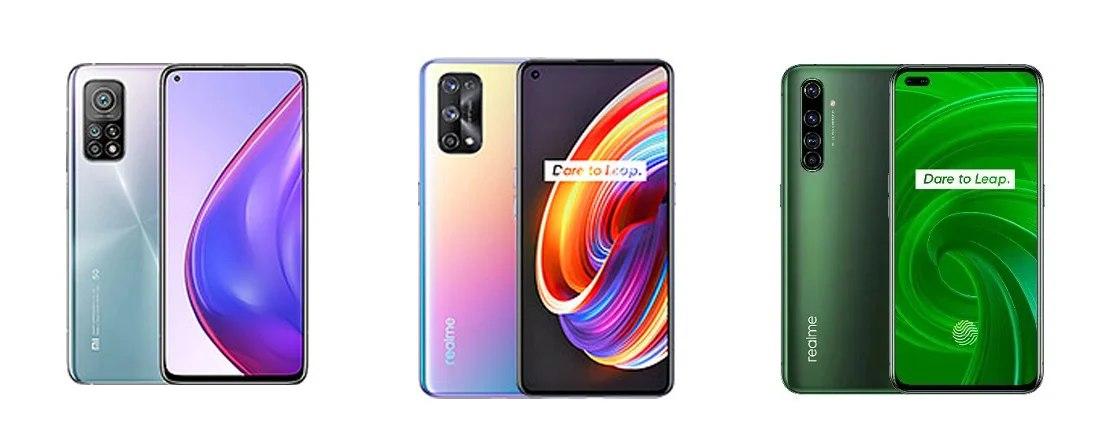 小米Mi 10T Pro與Realme X7 Pro和Realme X50 Pro:規格比較