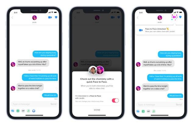 Tinder的面對面視頻聊天在全球范圍內啟動(dòng)