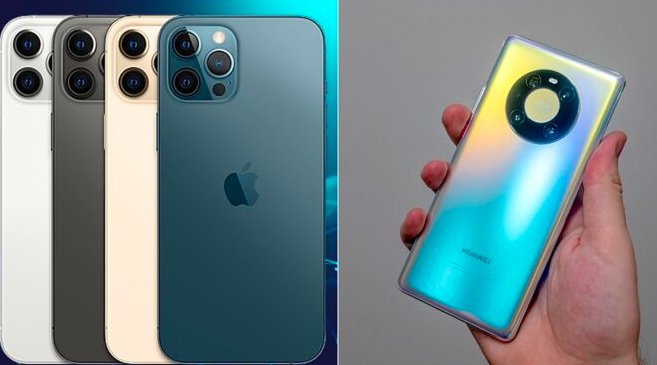 蘋(píng)果iPhone 12 Pro Max和華為Mate 40 Pro的對比