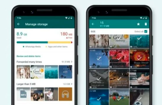 適用于因WhatsApp而內存已滿(mǎn)的用戶(hù)的功能