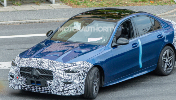 2022年梅賽德斯·奔馳C級間諜照片：S級外觀(guān)和技術(shù)