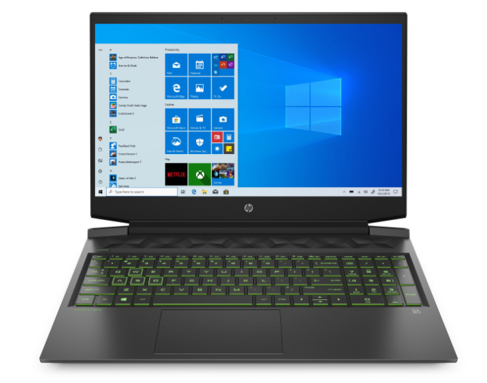 惠普推出大屏幕游戲筆記本電腦:Pavilion Gaming 16