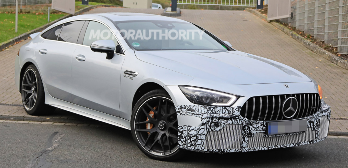 2022年梅賽德斯-AMG GT 4門(mén)轎跑車(chē)間諜照片