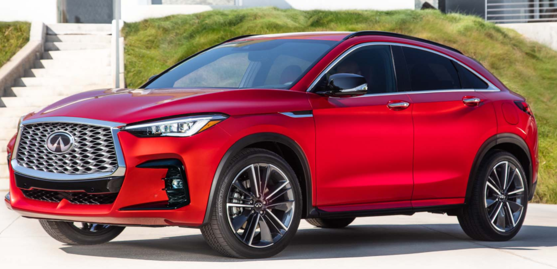 2022英菲尼迪QX55跨界車(chē)帶來(lái)酷似轎跑車(chē)的造型