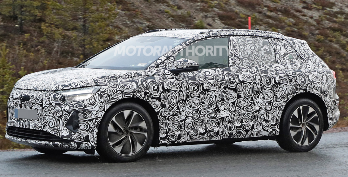 2022年奧迪Q4 E-Tron間諜照片：緊湊型電動(dòng)SUV即將問(wèn)世