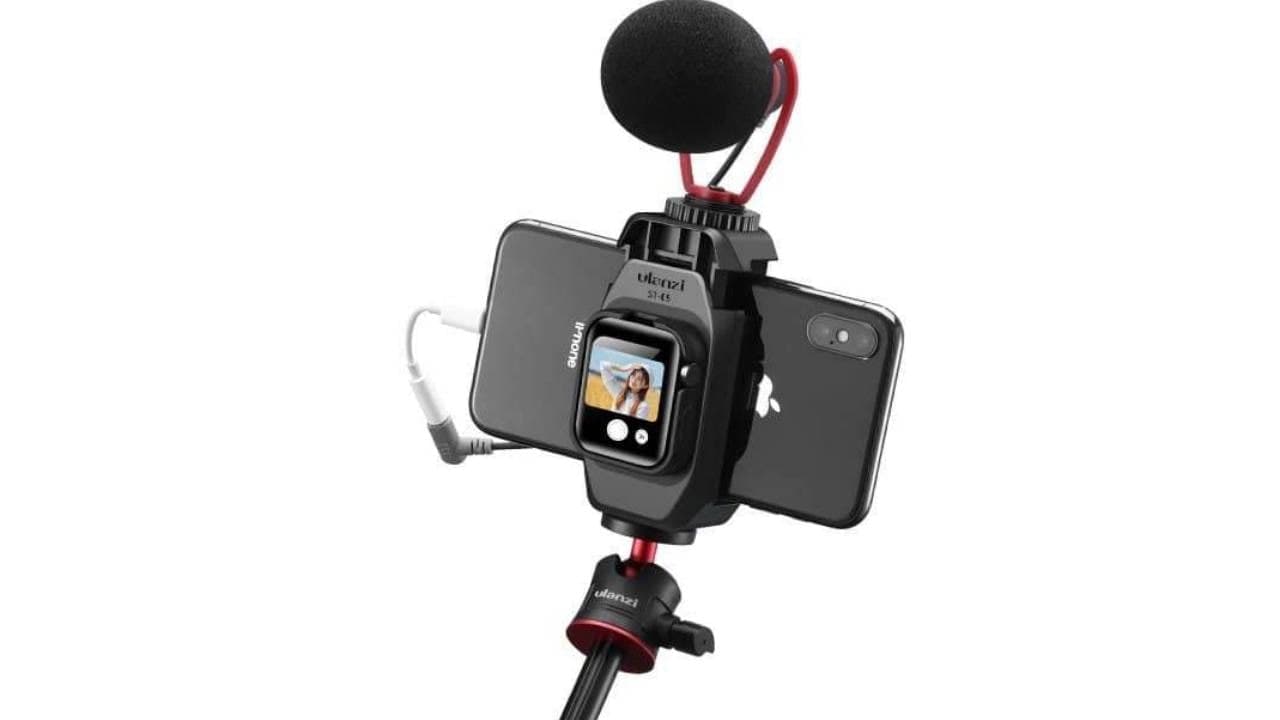 通過(guò)這種奇怪的安裝方式，Apple Watch成為iPhone取景器