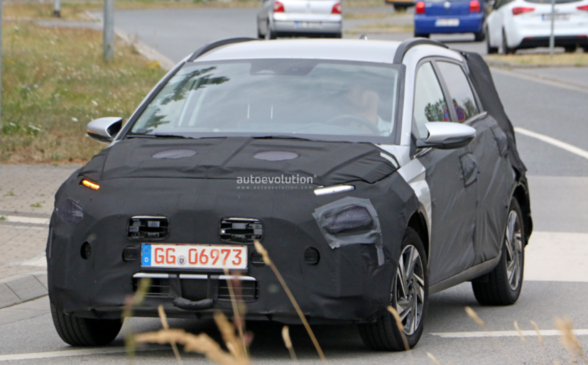 2021現代Bayon SUV帶有數字儀表板和LED尾燈