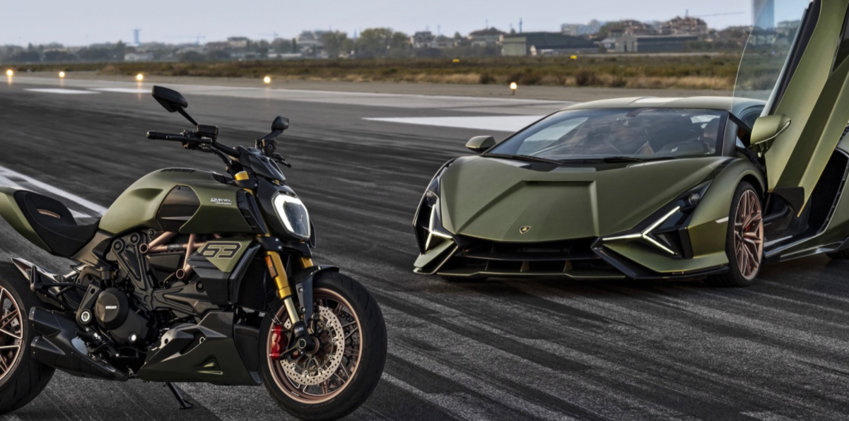 蘭博基尼和杜卡迪首次合作，推出了Sian FKP 37