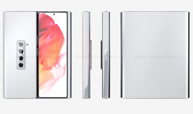 三星Galaxy Z Fold 3的不同設計在新曝光照片中