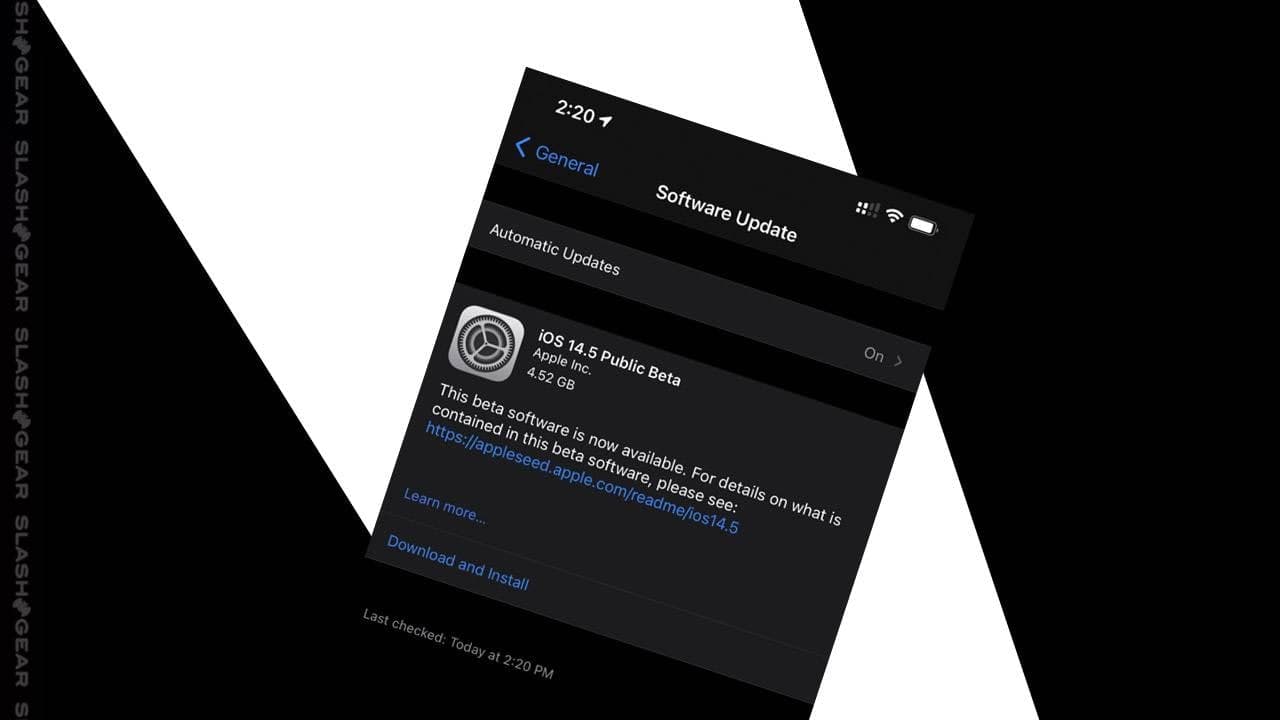 iOS 14.5公開(kāi)Beta發(fā)布，具有跟蹤許可，雙SIM卡5G，面罩Face ID