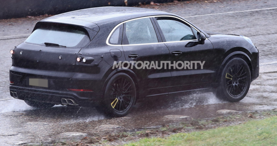 保時(shí)捷2023年Cayenne諜照曝光