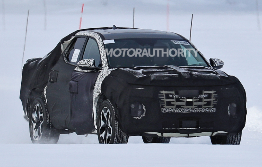 2022年現代圣克魯斯諜照：緊湊型皮卡即將問(wèn)世