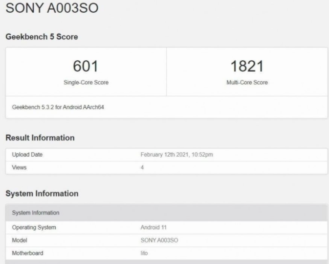 基準測試顯示了索尼Xperia 10 III的關(guān)鍵細節
