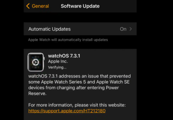 蘋(píng)果通過(guò)推出watchOS 7.3.1修復了Watch Series 5，SE電池問(wèn)題