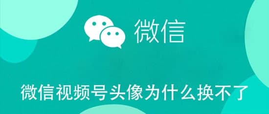 微信視頻號頭像為什么換不了