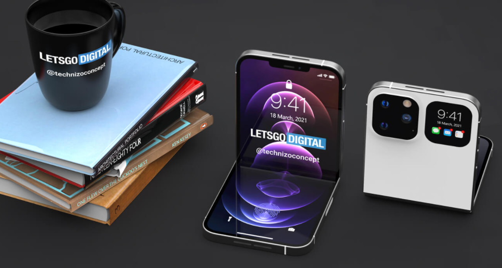 Concept設想基于Galaxy Z Flip的iPhone設計