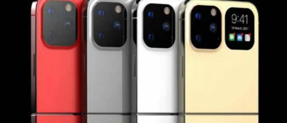 iphone折疊屏手機渲染圖_蘋(píng)果折疊屏手機渲染圖