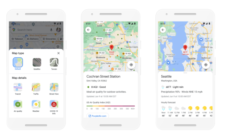 Google Maps的新功能包括室內路線(xiàn)，環(huán)保路線(xiàn)等