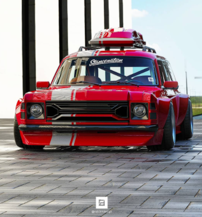 雪佛蘭Opala大篷車(chē)寬體渲染看起來(lái)像新星SS肌肉旅行車(chē)