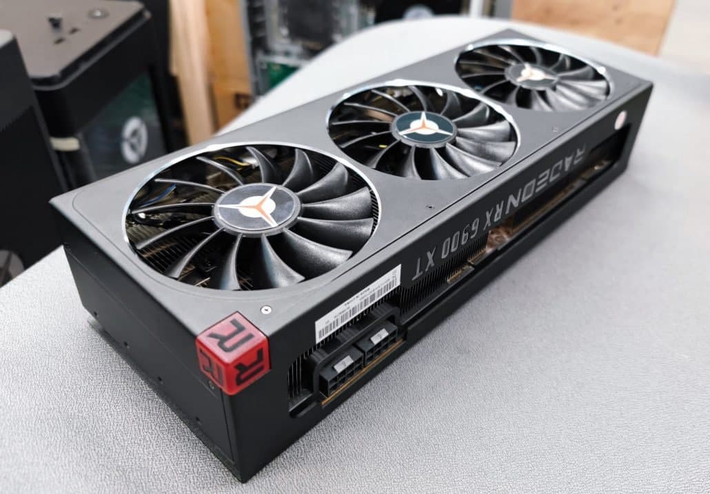 聯(lián)想的Radeon RX 6900 XT軍團是三插槽龐然大物＆真正的AMD BFGPU