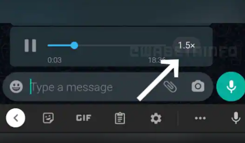 適用于A(yíng)ndroid Beta的WhatsApp更新帶來(lái)語(yǔ)音消息播放速度控制