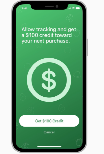 蘋(píng)果不接受iPhone應用程序提供獎勵以啟用跟蹤功能