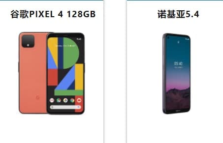 谷歌Pixel  4、諾基亞5.4和更多設備正在出售