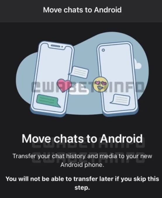 WhatsApp  Chat將遷移到一個(gè)新的電話(huà)號碼，其功能將在iOS和Android上可用。