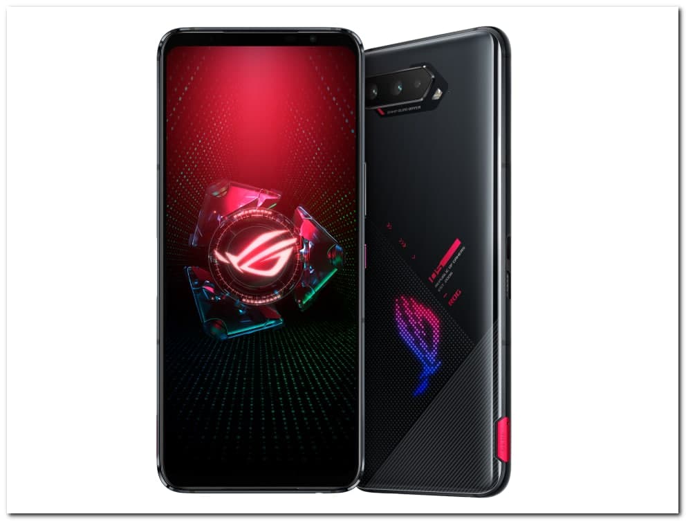 華碩ROG手機5配備了144赫茲的有機發(fā)光二極管顯示屏，驍龍888的系統芯片配備了16GB的內存，并配備了6000毫安時(shí)的大電池。