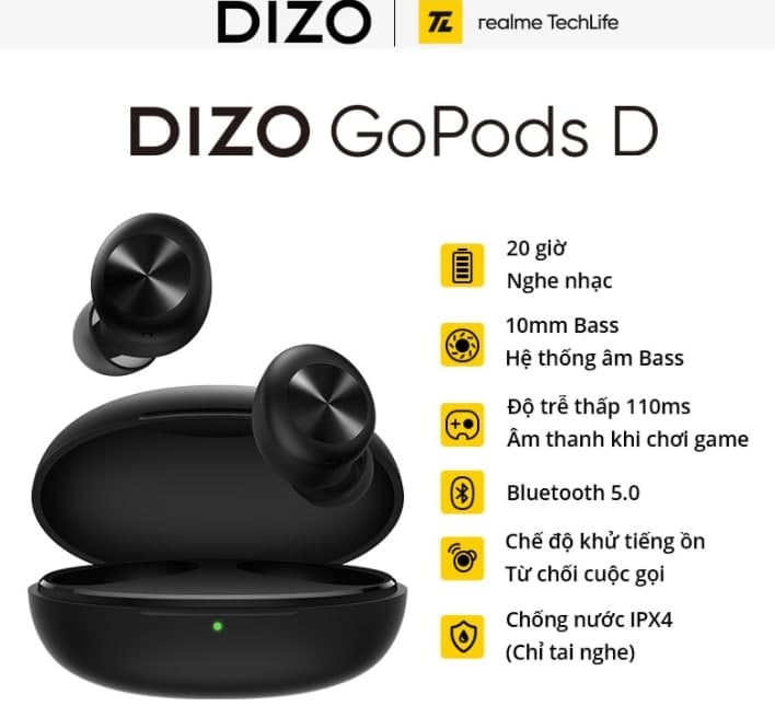 Realme子品牌Dizo GoPods、Dizo GoPods D、Dizo Watch在推出前已經(jīng)在越南電商網(wǎng)站上市了