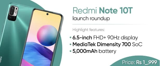 Redmi Note 10T India 將于 7 月 20 日發(fā)布：印度的預期價(jià)格、完整規格