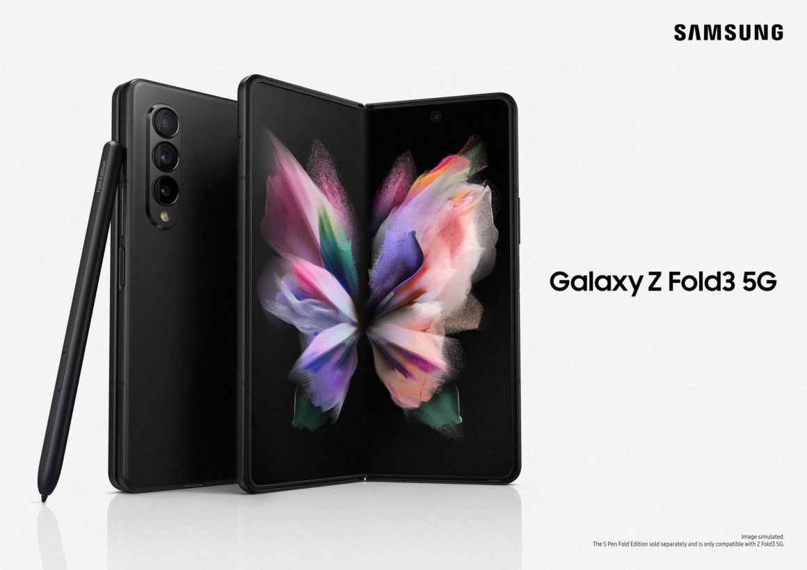 三星 Galaxy Z Fold 3 5G 官方：S Pen 支持，防水，耐用設計