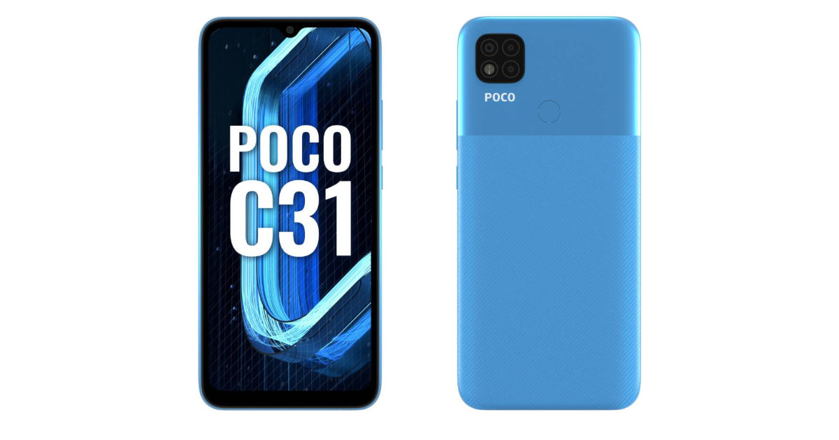 POCO C31 配備聯(lián)發(fā)科技 Helio G35 SoC，在印度推出 
